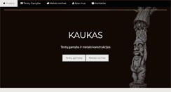 Desktop Screenshot of kaukas.eu