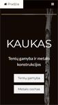 Mobile Screenshot of kaukas.eu