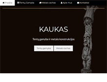 Tablet Screenshot of kaukas.eu